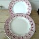 6 assiettes plates saint amand