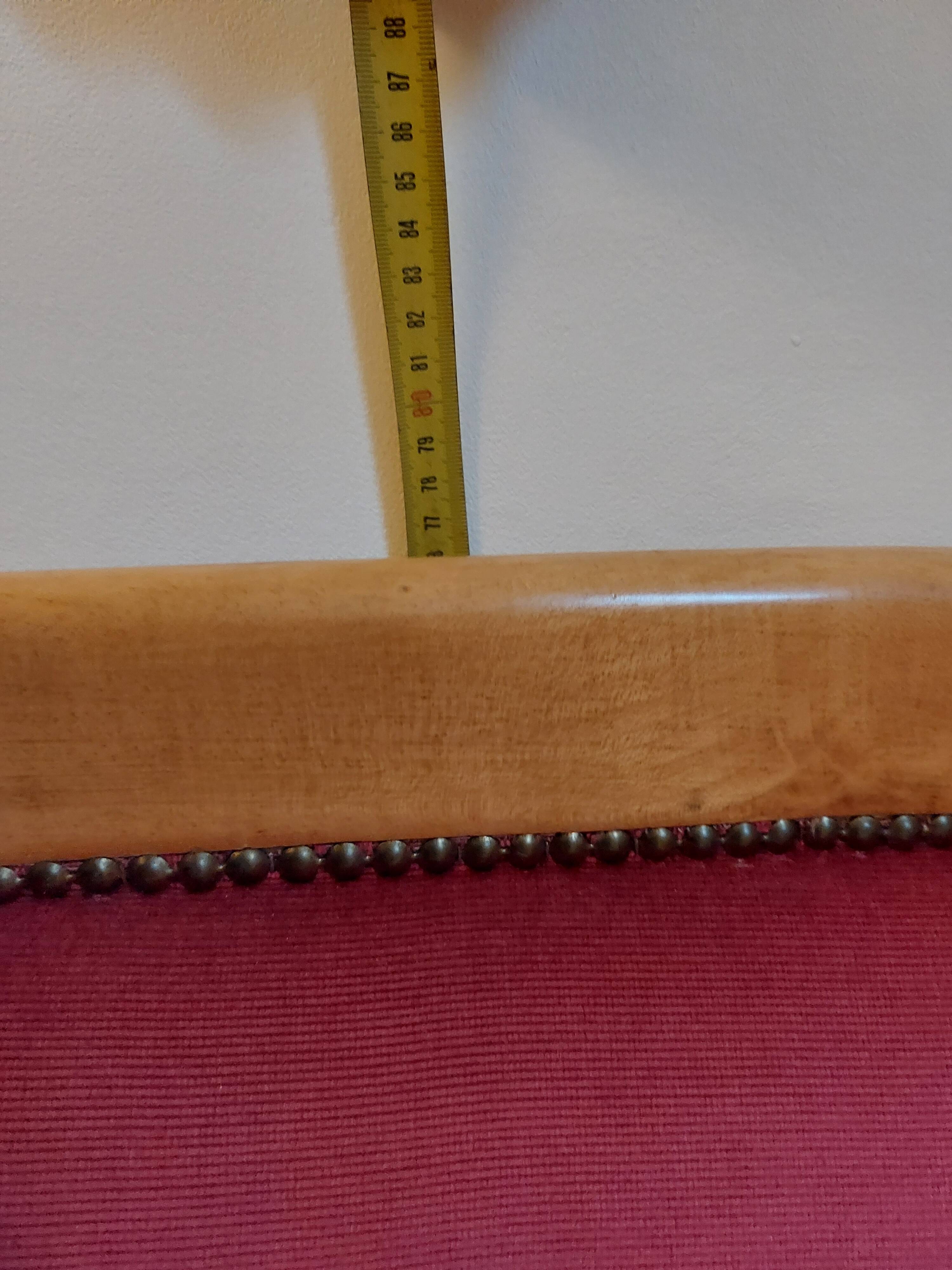 Burgundy velvet salon Swan neck