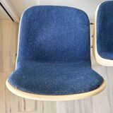 Set of 4 vintage Cojar chairs – Fermigier design – National Furniture