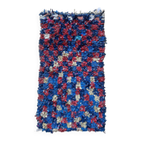 Colorful Boucherouite Moroccan rug - 86 x 152 cm