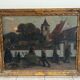 Grande huile sur toile de Louis Munsbach de 1921