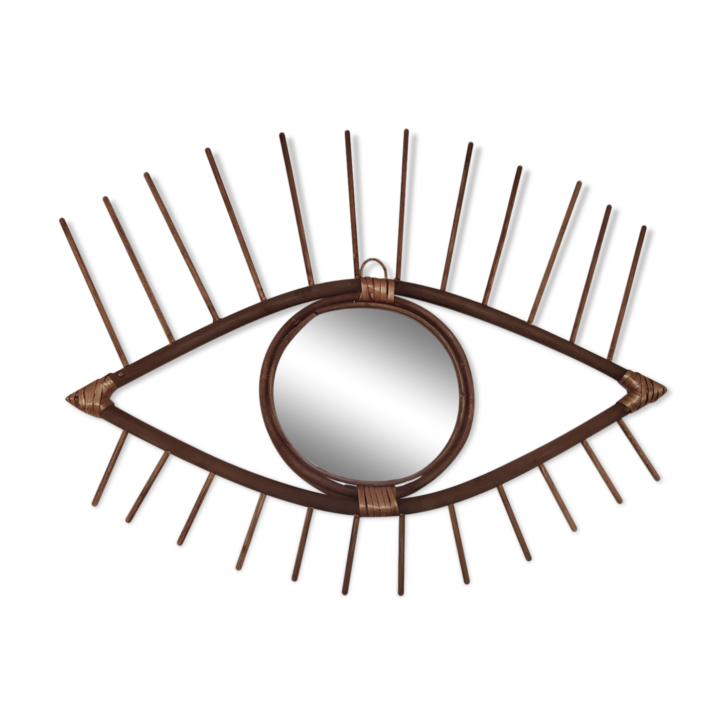 Mirror wooden eye