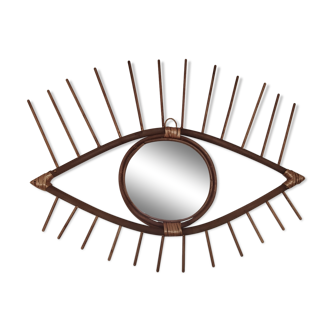 Mirror wooden eye