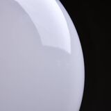 Space Age Orange Glass Lamp, 1970s