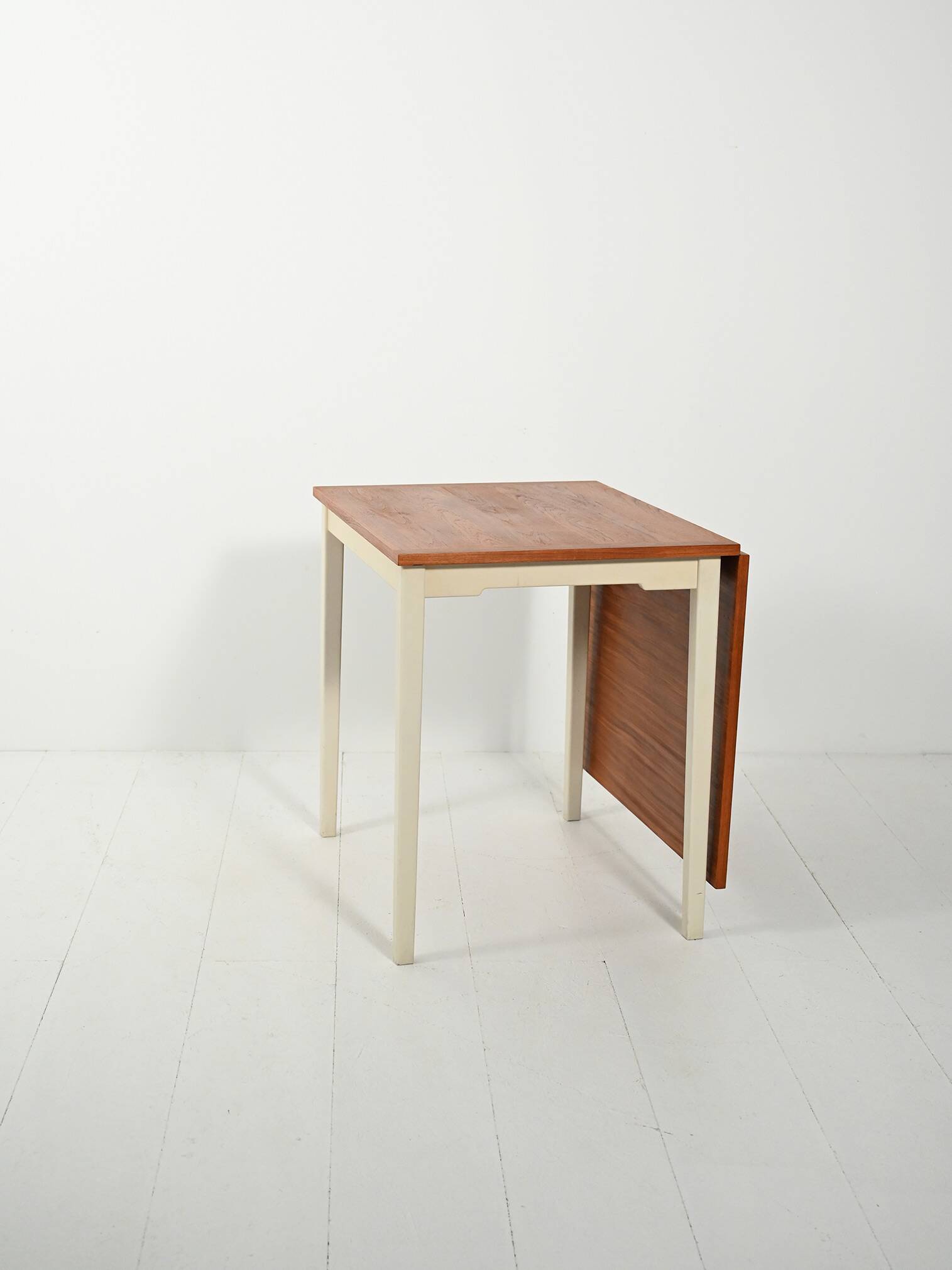 Scandinavian folding table in teak