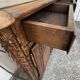 Louis XV style sideboard in solid oak, country style, 19th century