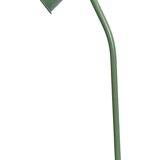 Green industrial workshop table lamp, 1960s