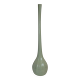 Vase / Verre Soliflore, vert céladon, 70's - France