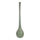 Vase / Verre Soliflore, vert céladon, 70's - France