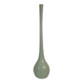 Vase / Verre Soliflore, vert céladon, 70's - France