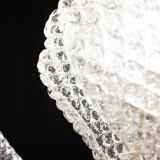 Midcentury Shell Trasparent Murano Glass Chandelier by Barovier e Toso, 194