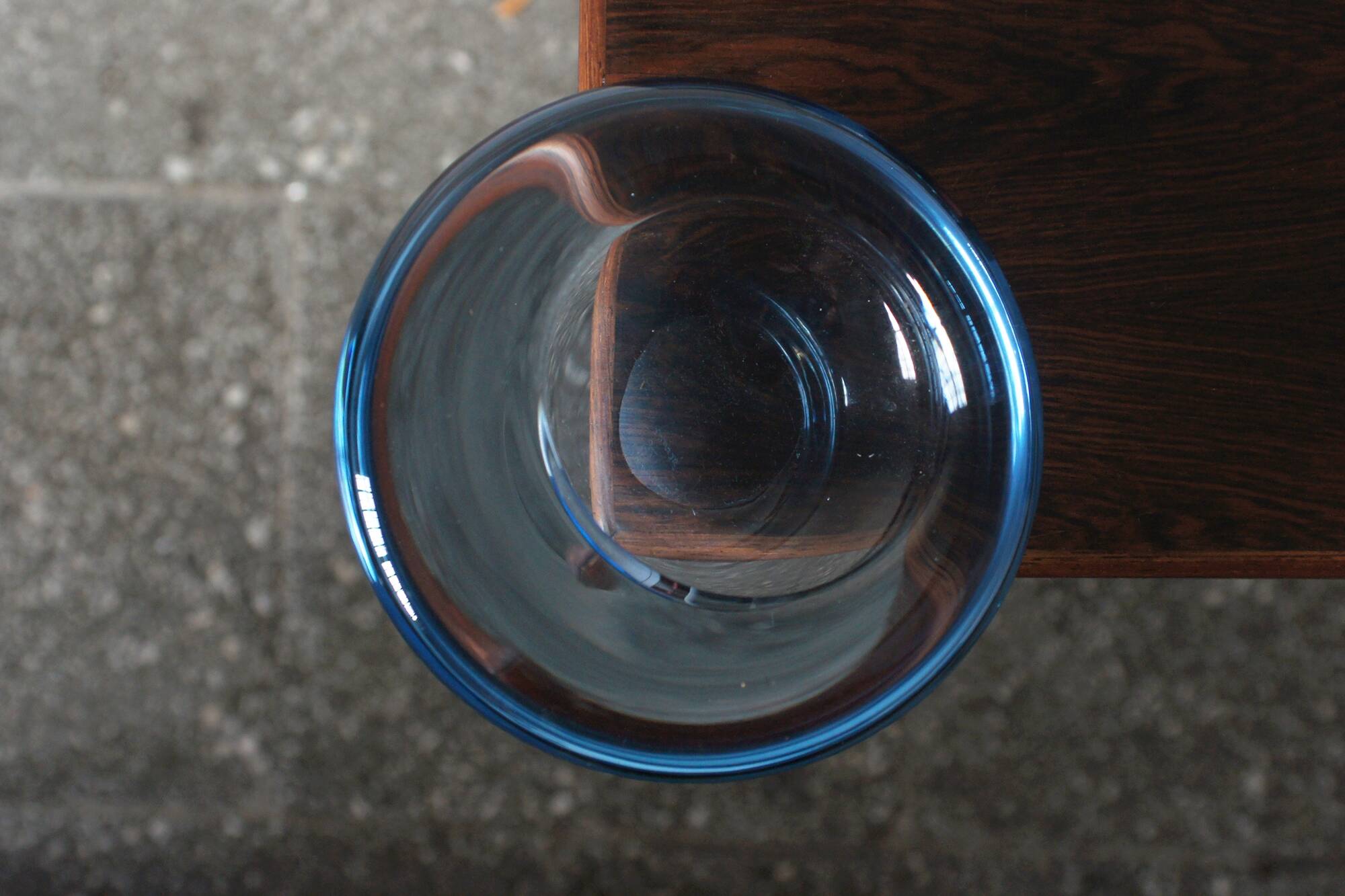 Glass Bowl design Per Lütken for Holmegaard, 1950s set of 2.