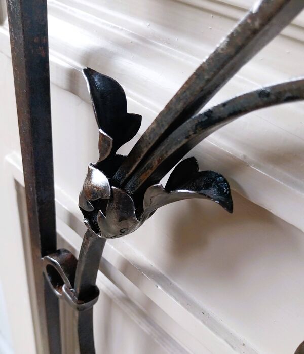 2 portes anciennes en fer forgé