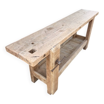 Renovated carpenter's workbench