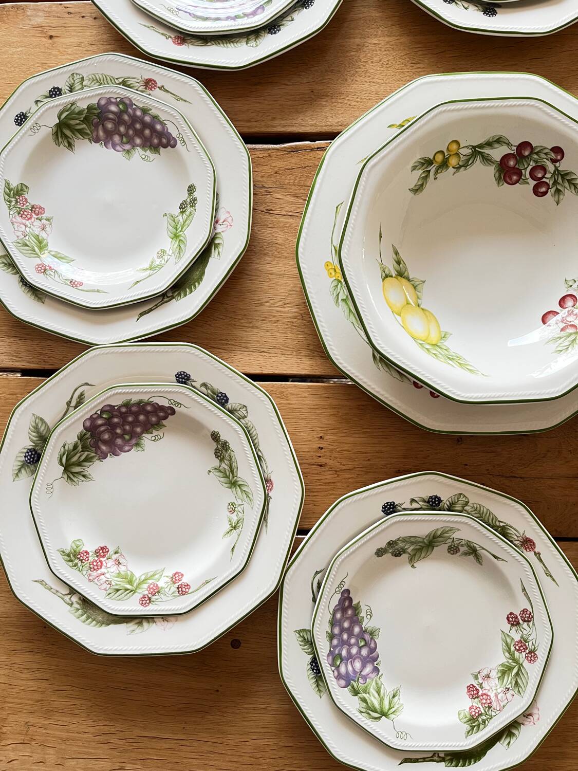 Service vaisselle anglaise