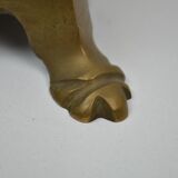Pair of candle holders candle holder in Bronze XIXth in the taste of the seventeenth