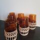 Lot de 6 verres vintage