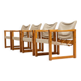 Ensemble de quatre fauteuils Karin Mobring modèle Diana par Ikea en Suède, années 1970