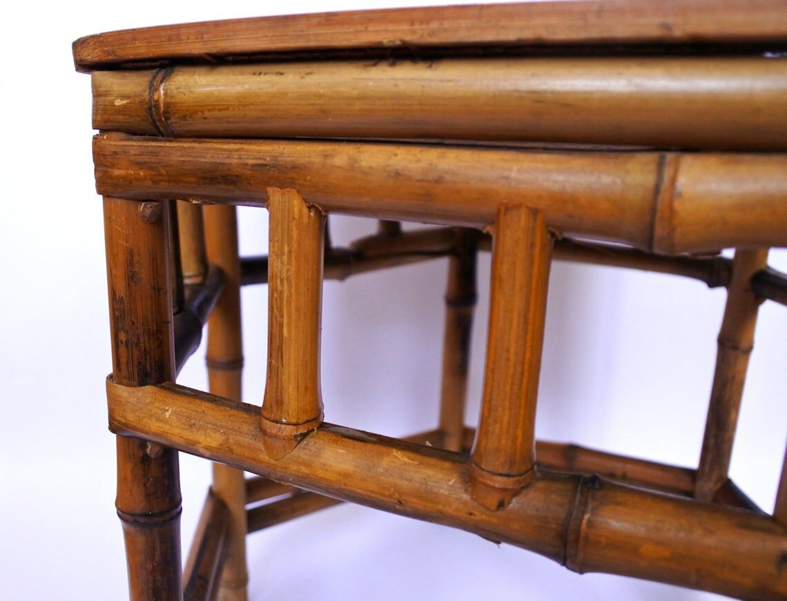 Vintage bamboo chair for children