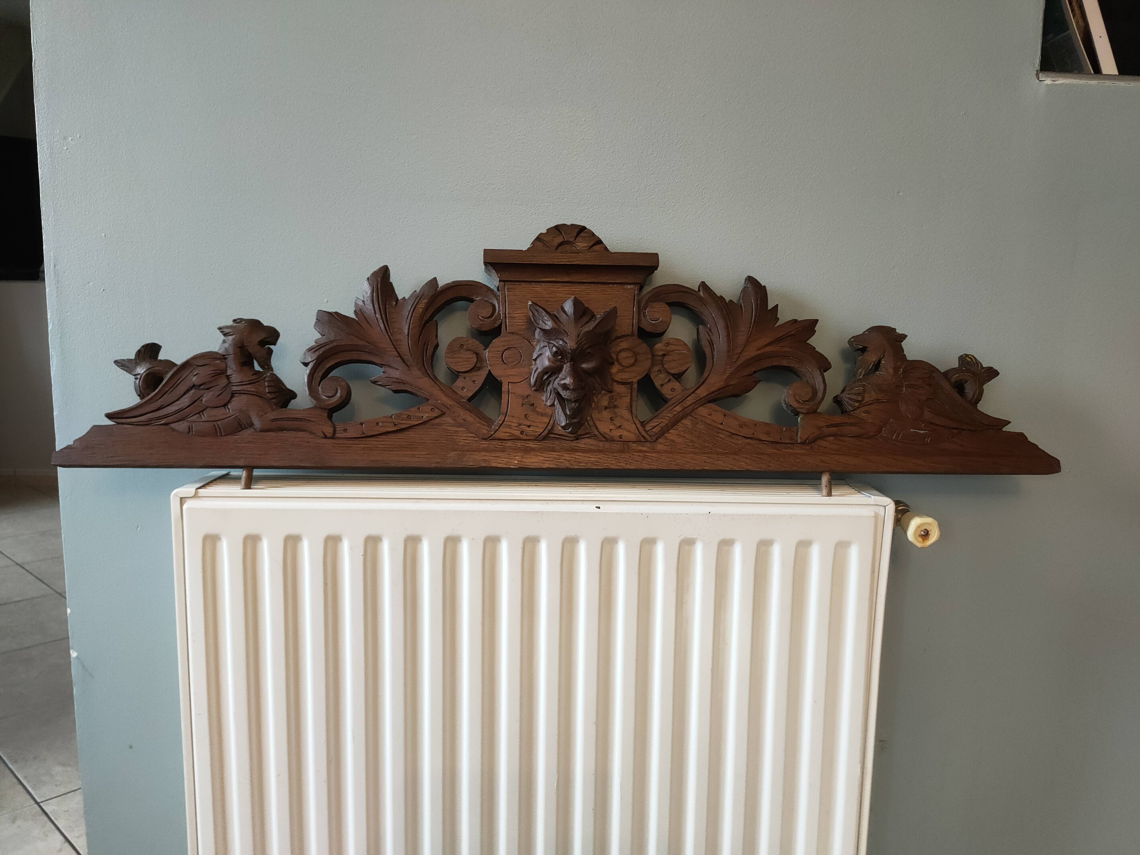 old oak pediment