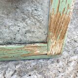 Antique farmhouse cabinet with mirror