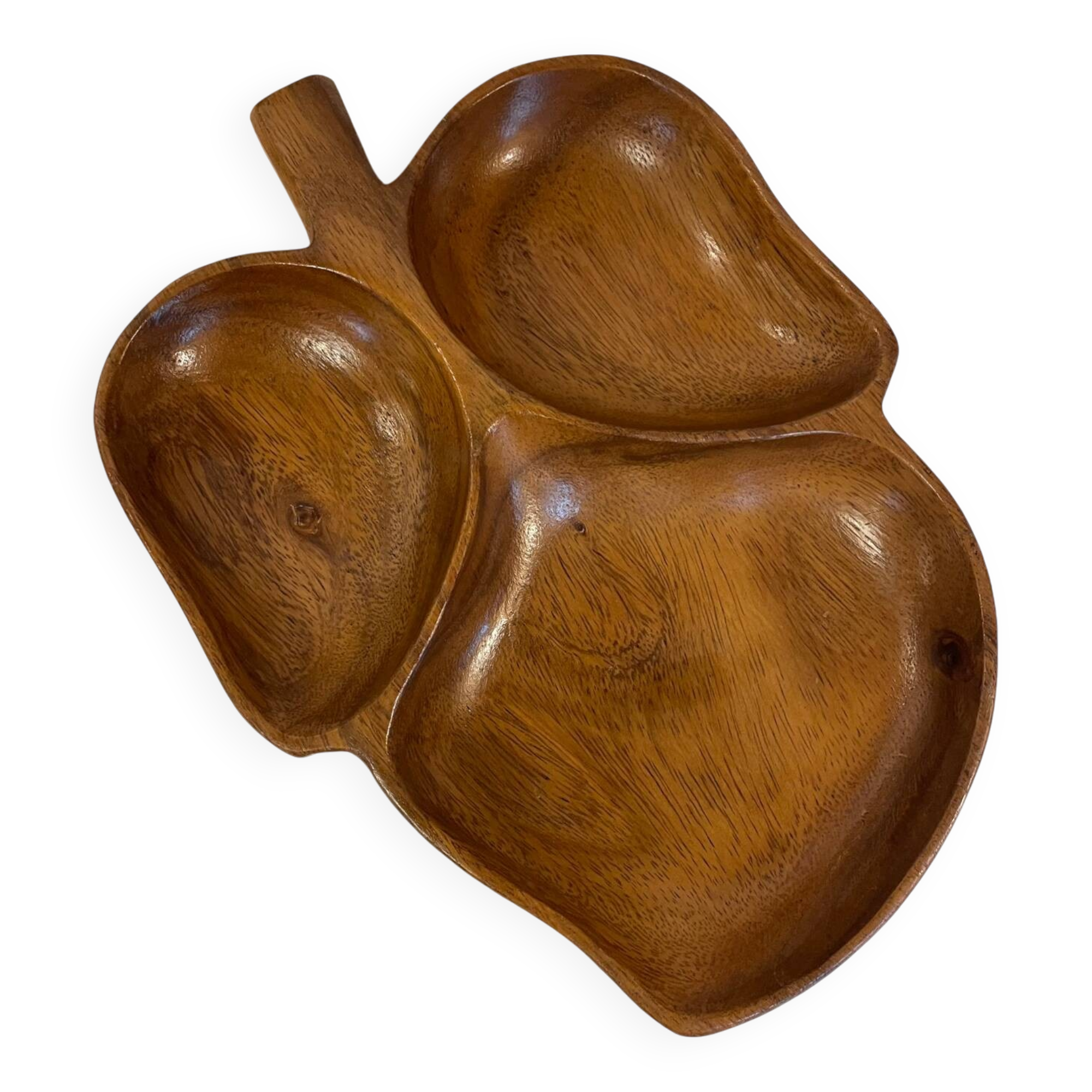 Small teak fruit bowl