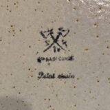 Set of 8 Sainte Radegonde stoneware dessert plates
