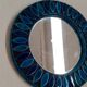 Ceramic mirror 70s diameter 15 cm
