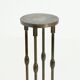 Art Deco Bronze Pedestal Side Table 1930s