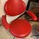4 barber armchairs