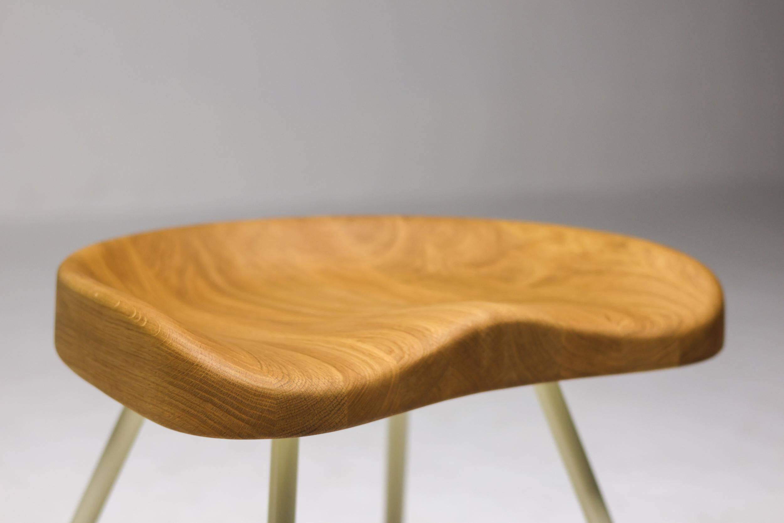Stool 307 by Jean Prouvé for Vitra