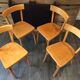 Série de 4 chaises bistrot baumann
