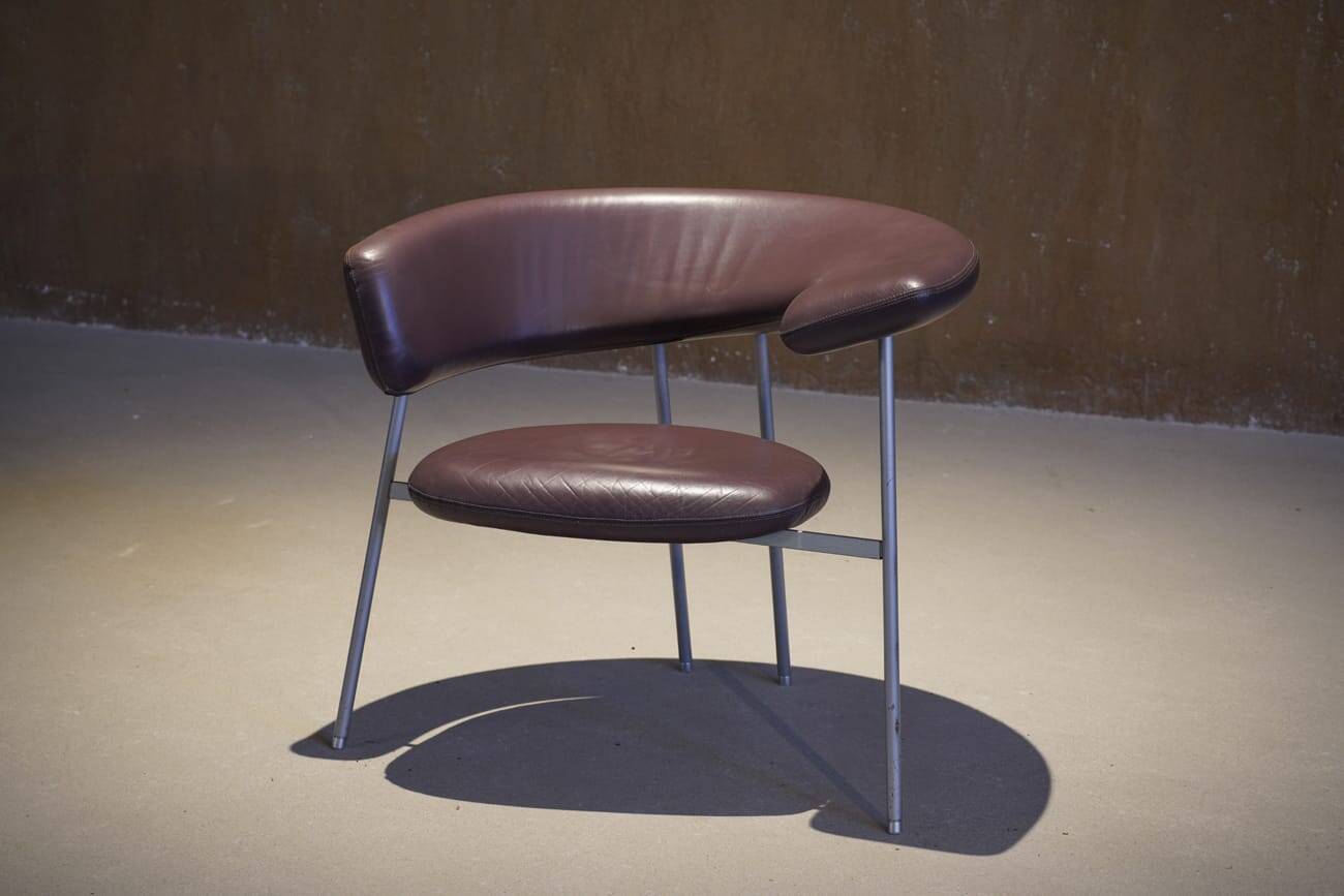Vintage Divi Divi lounge chair by Mark Van Tilburg for Leolux, 1980s