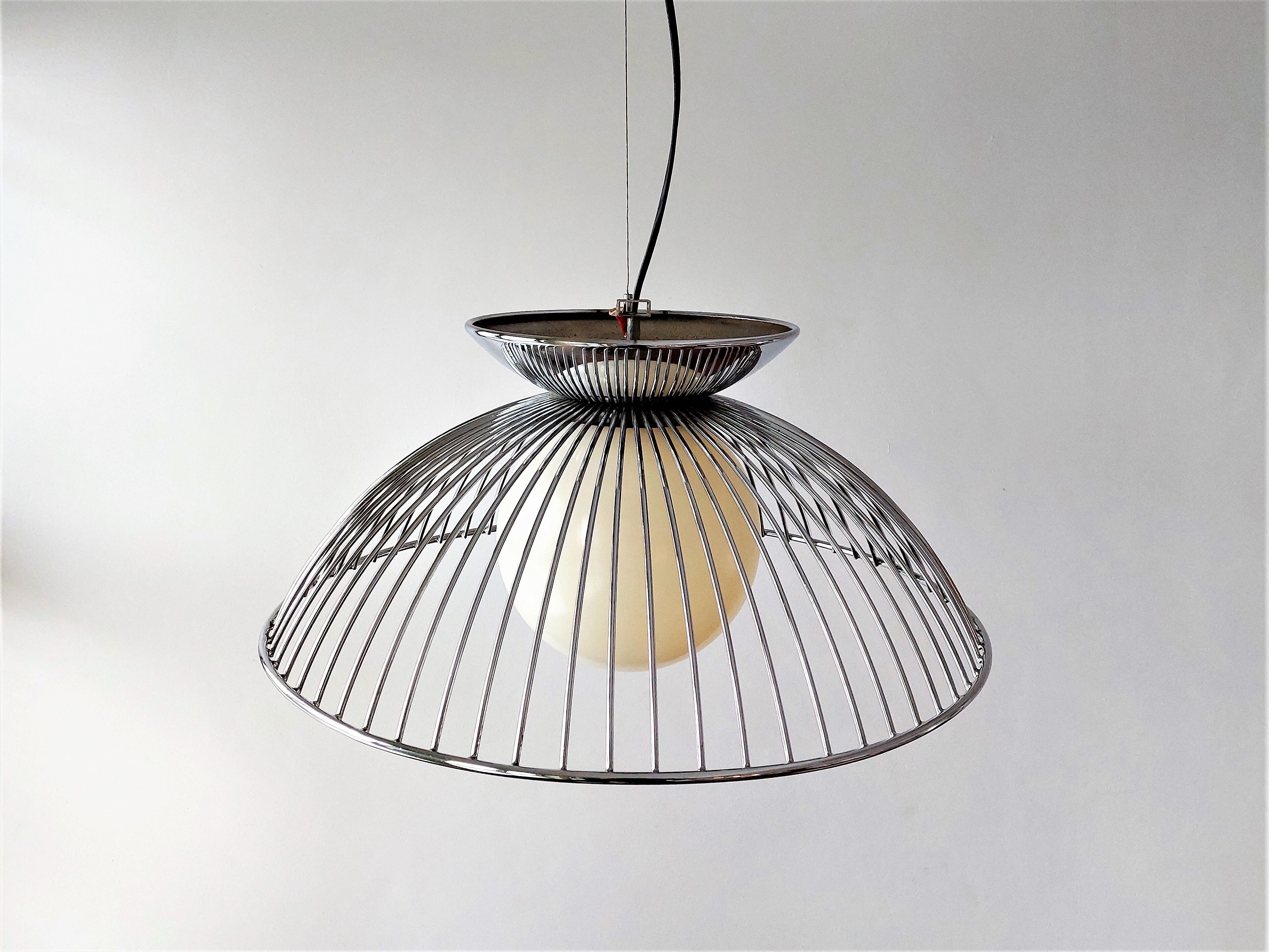 'Moana' pendant lamp by Luigi Massoni for Harvey Guzzini, Italy 1960's