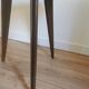 Table tripode vintage en bois des années 60