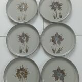 Flat plate in real France stoneware