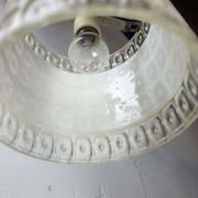 Suspension / lustre vintage en plexi erco