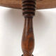 Round pedestal table in fruit wood