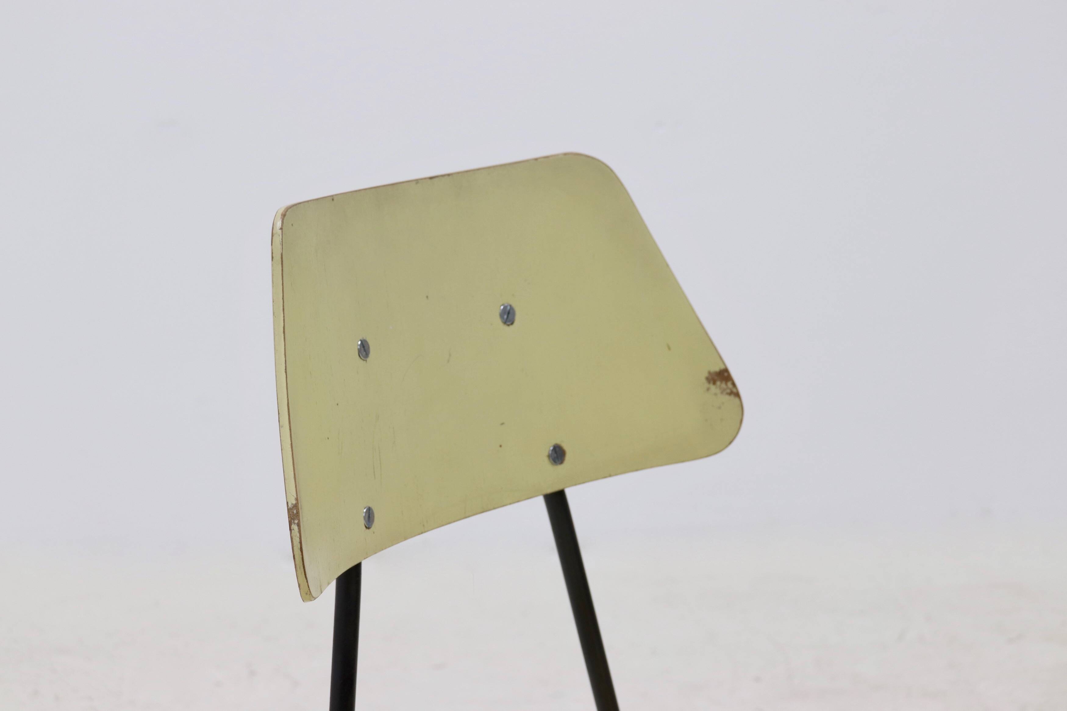 Rare Side Chair by Rob Parry for Dico Netherlands 1950s