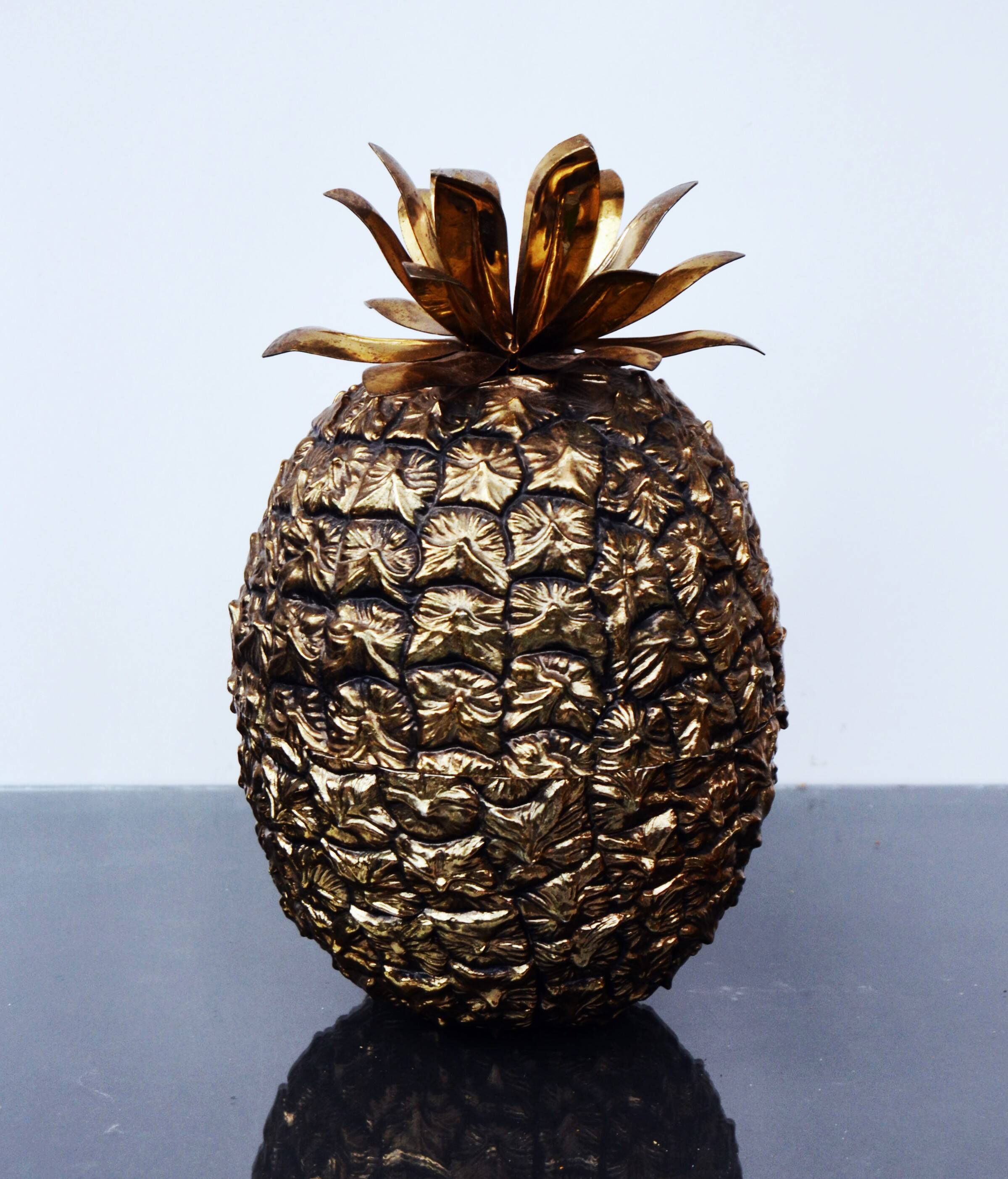 Mid Century Frigotherm Pineapple Shaped Ice Bucket by Hans Turnwald