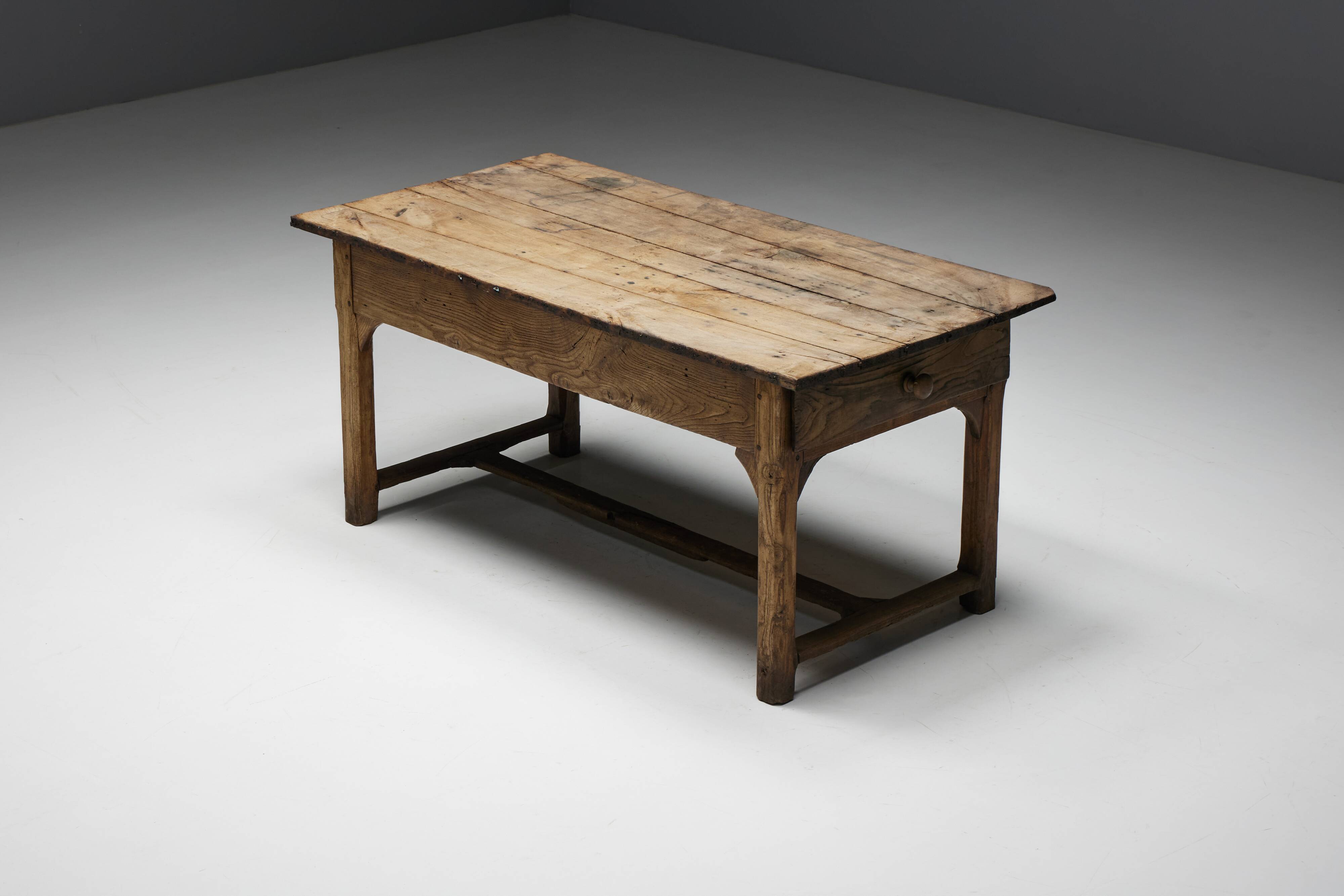 Travail Populaire Dining Table, France, 19th Century