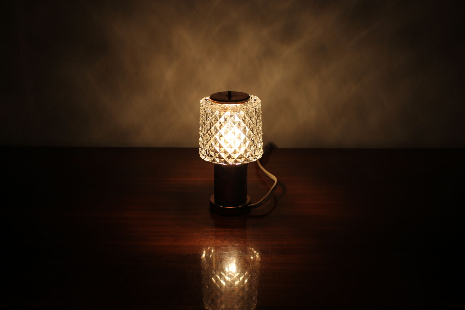 Table lamp by kamenicky senov, preciosa, 1970s