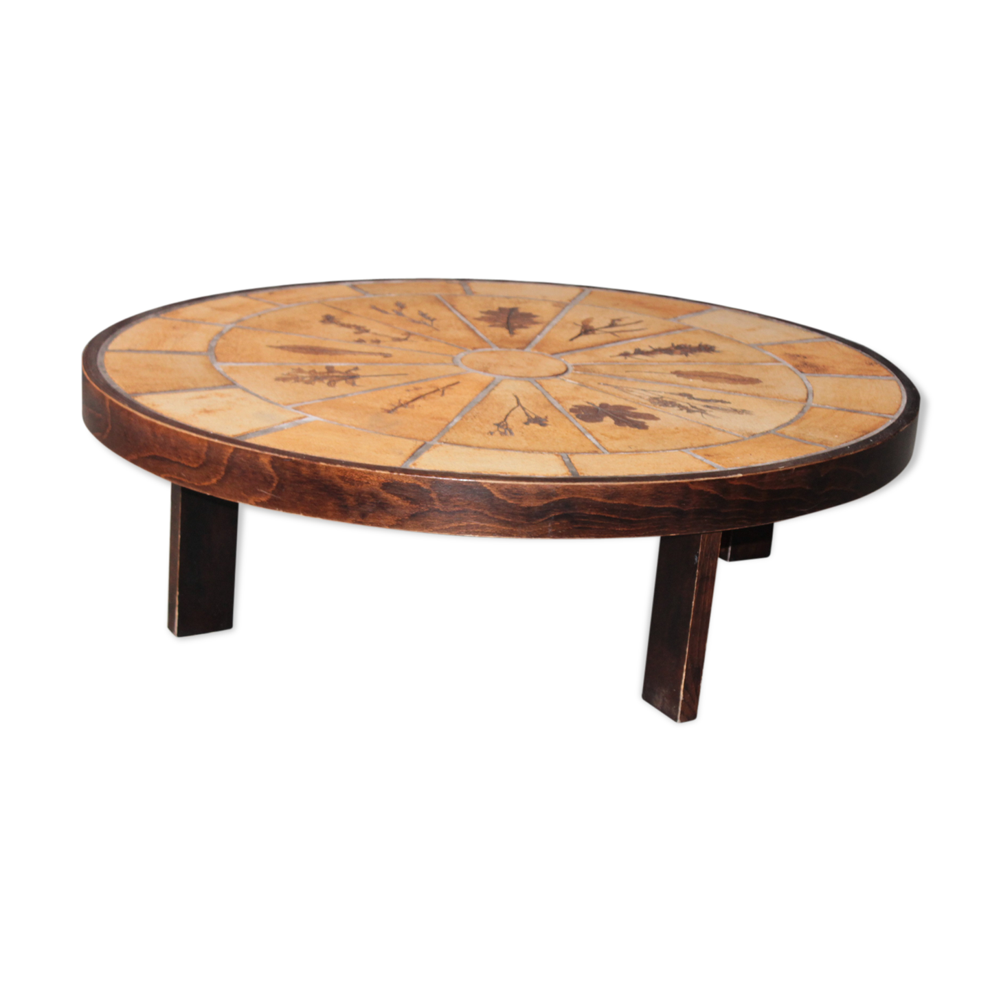 "Herbier" coffee table by Roger Capron