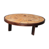 "Herbier" coffee table by Roger Capron