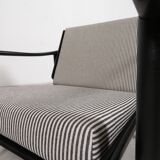 2x wooden Scandinavian arm chairs