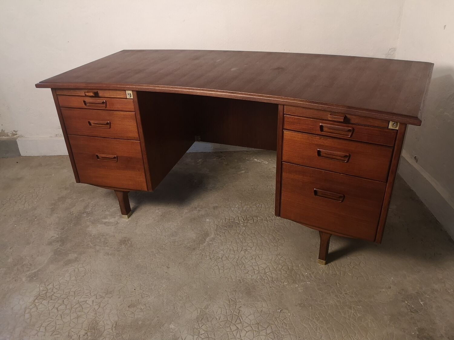 Scandinavian teak desk