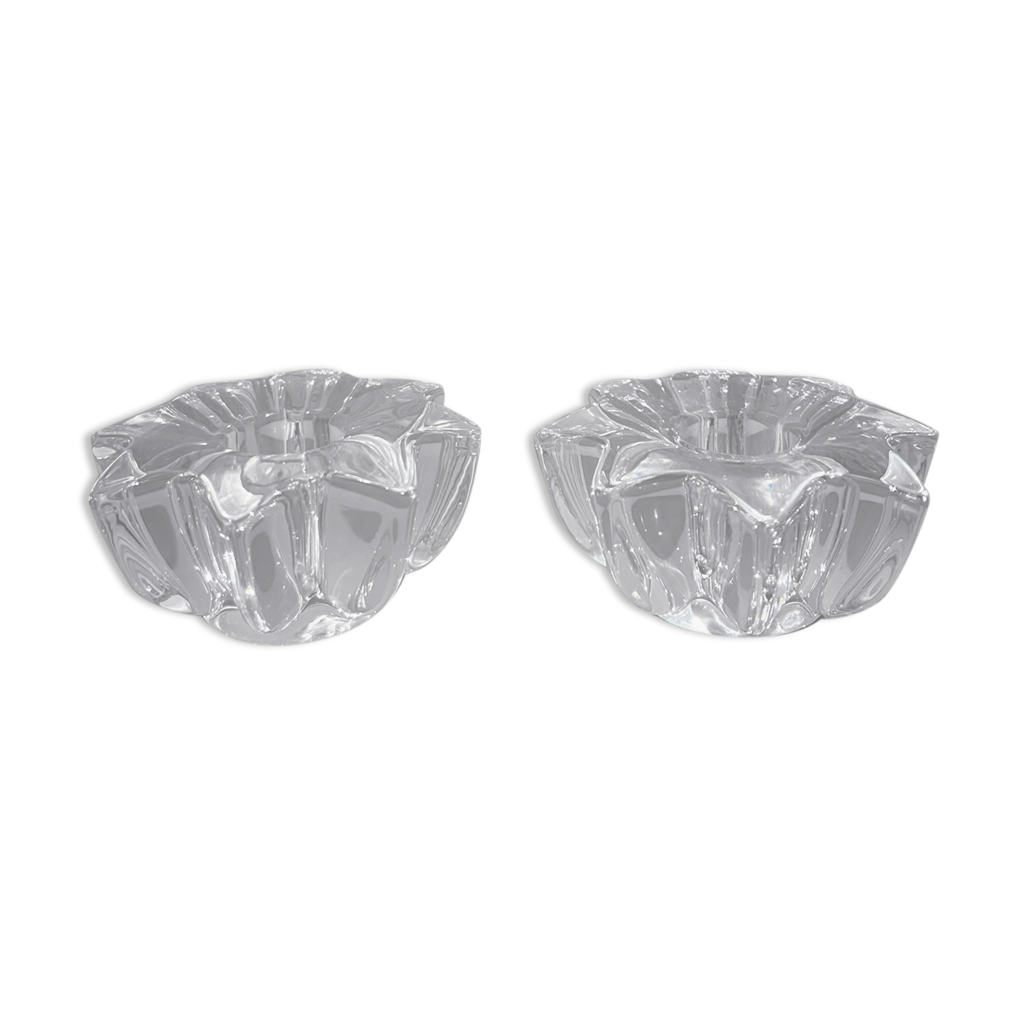 Davesn crystal star candle holders
