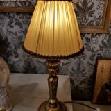 Authentic golden iron lamp pleated blinds