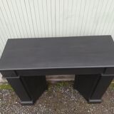 Black patina fireplace coat