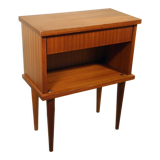 Bedside table feet spindles